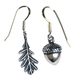 OAK LEAF and ACORN, earrings silver 925/1000