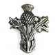 SCOTTISH THISTLE - Alba, silver pendant