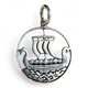 DRAKKAR, Viking ship, pendant Ag 925