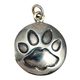 CAT TRACK, pendant, silver