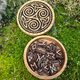 NORSE RUNES - FUTHARK with box - TRISKEL