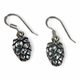 HOPS - Hop Cone, earrings, silver