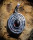 AGARA, Anhänger, Sterling Silber, Granat