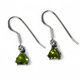 TRIANGULAR, Ohrringe, Peridot, Silber 925
