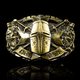 TEMPLAR, belt buckle, brass