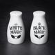 Set de salières et poivrières Magie Blanche / Magie Noire