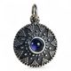 ISOLDA, iolite, silver pendant