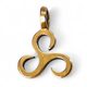 LITTLE TRISKELE, bronze pendant