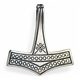 Large THOR's HAMMER, Romersdal, Denmark, sterling silver