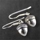 Glands, boucles d'oreilles en argent Ag 925
