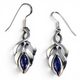 COLLEEN - boucles d'oreilles, lapis-lazuli, argent