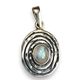 MOONSHINE, sterling silver pendant, moonstone