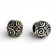 CELTIC SPIRALS - bead for beard Ag 925