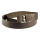 LEATHER BELT with buckle change system, brown