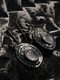 MOONSHINE - boucles d'oreilles, argent, pierre de lune