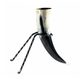 Hand Forged Twisted Iron Horn Stand