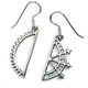 BEAIVI and MANO, Sun and Moon, Sami Earrings, silver 925