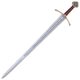Templar sword for knighting