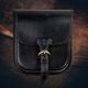 GENTLEMAN, Leather Belt Bag - black
