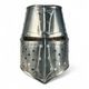 Casque médiéval, casque pour enfants, aluminium