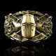 TEMPLAR, belt buckle, brass