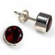 LUCIA, Silberohrringe, Granat, Ag 925/1000
