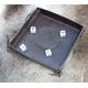 Leather Dice Rolling Tray with Border
