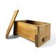 Coffre historique en bois sans accessoires