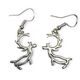 PORO - renne sami, boucles d'oreilles, argent