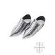 Pointed Medieval Plate Sabatons, 14th c., 1.5 mm Steel, Pair