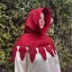 Medieval cap, red, 15th century
