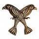 HUGINN et MUNINN - broche en bronze