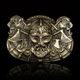 Viking, belt buckle, brass