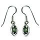Moldavite, Silver earrings Ag 925/1000
