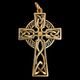 CROIX CELTIQUE, pendentif bronze