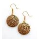 Gripping beast - Viking earrings, bronze