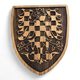 MORAVIAN EAGLE, coat of arms in shield 20cm
