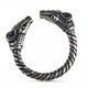 Dreki, bague en argent sterling