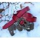 GOTICA, LONG MEDIEVAL BELT red