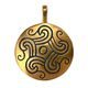 BRONZE AGE SUN, bronze pendant