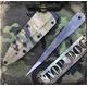 Couteau de lancer TOP DOG + étui tactique MULTICAM