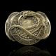 Jormungand, belt buckle, brass