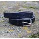 LORIC, ceinture en cuir de luxe avec boucle en argent