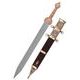 Roman Gladius Pompeii with leather scabbard