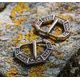 Medieval belt buckle, Salzburg, bronze replica