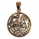 ODIN et SLEIPNIR, pendentif en bronze