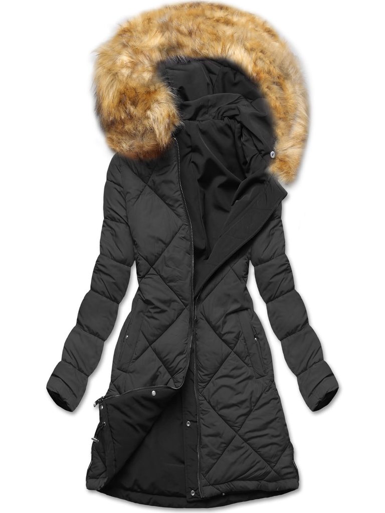 Dámska zimná obojstranná bunda čierna | Zimné bundy | Trendova.sk