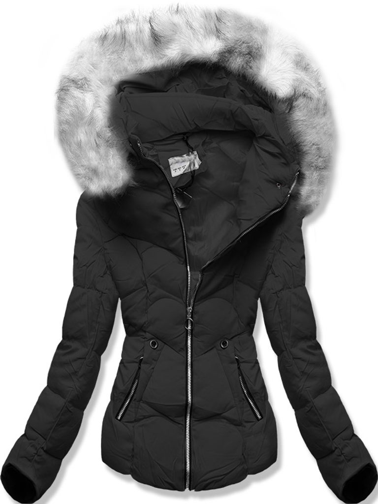 Zimná bunda s kapucňou čierna | Zimné bundy | Trendova.sk