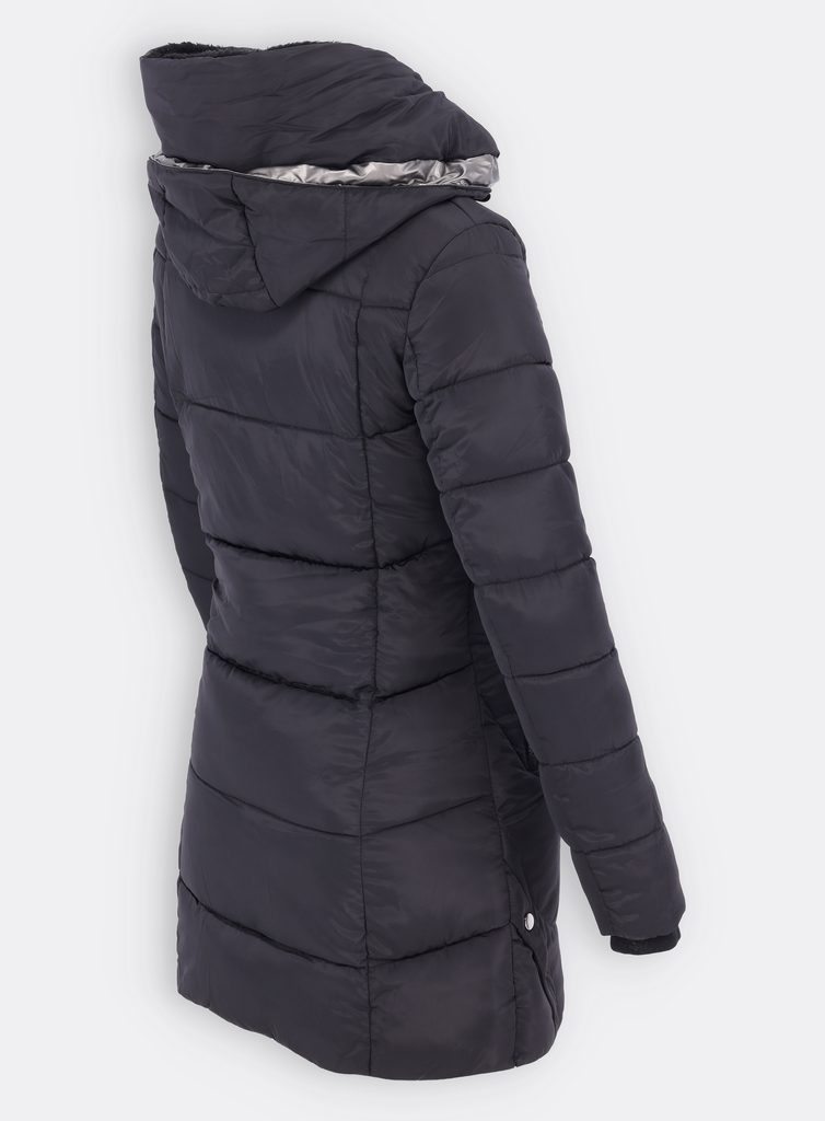 Dámska prešívaná zimná bunda čierna | Zimné bundy | Trendova.sk