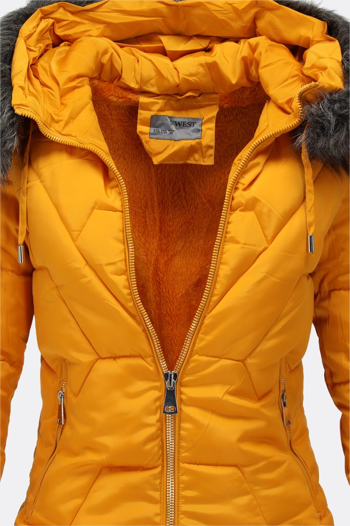 Dámska zimná bunda žltá | Zimné bundy | Trendova.sk